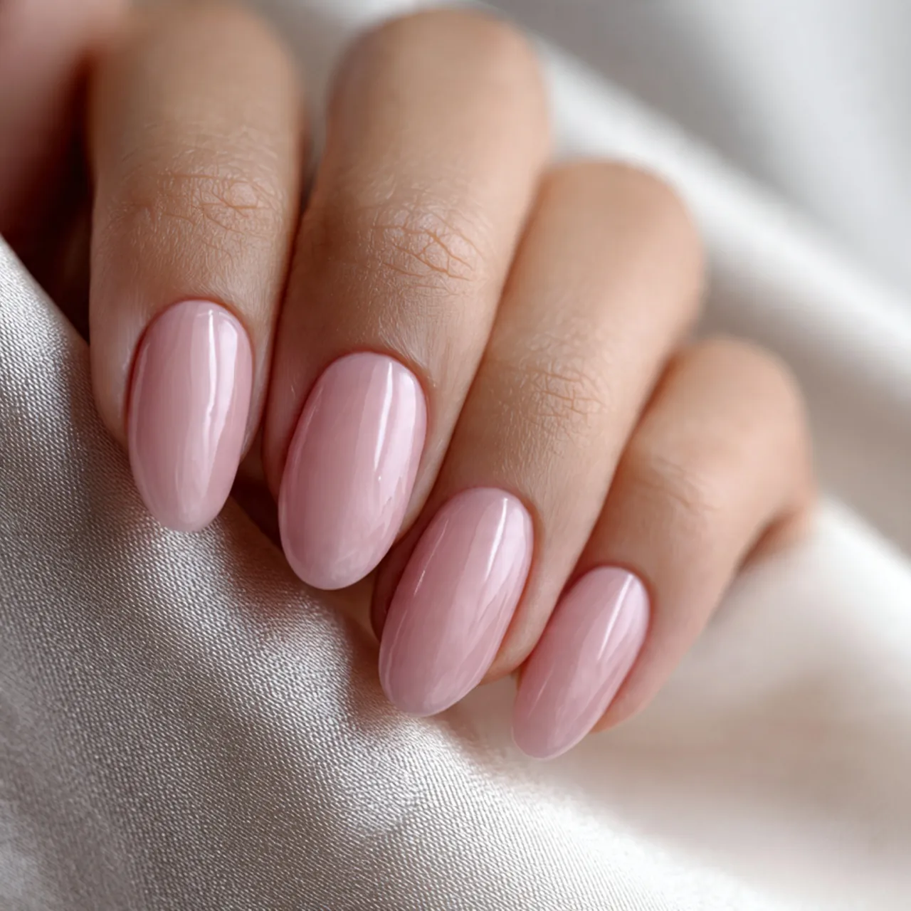 Short Oval Nails