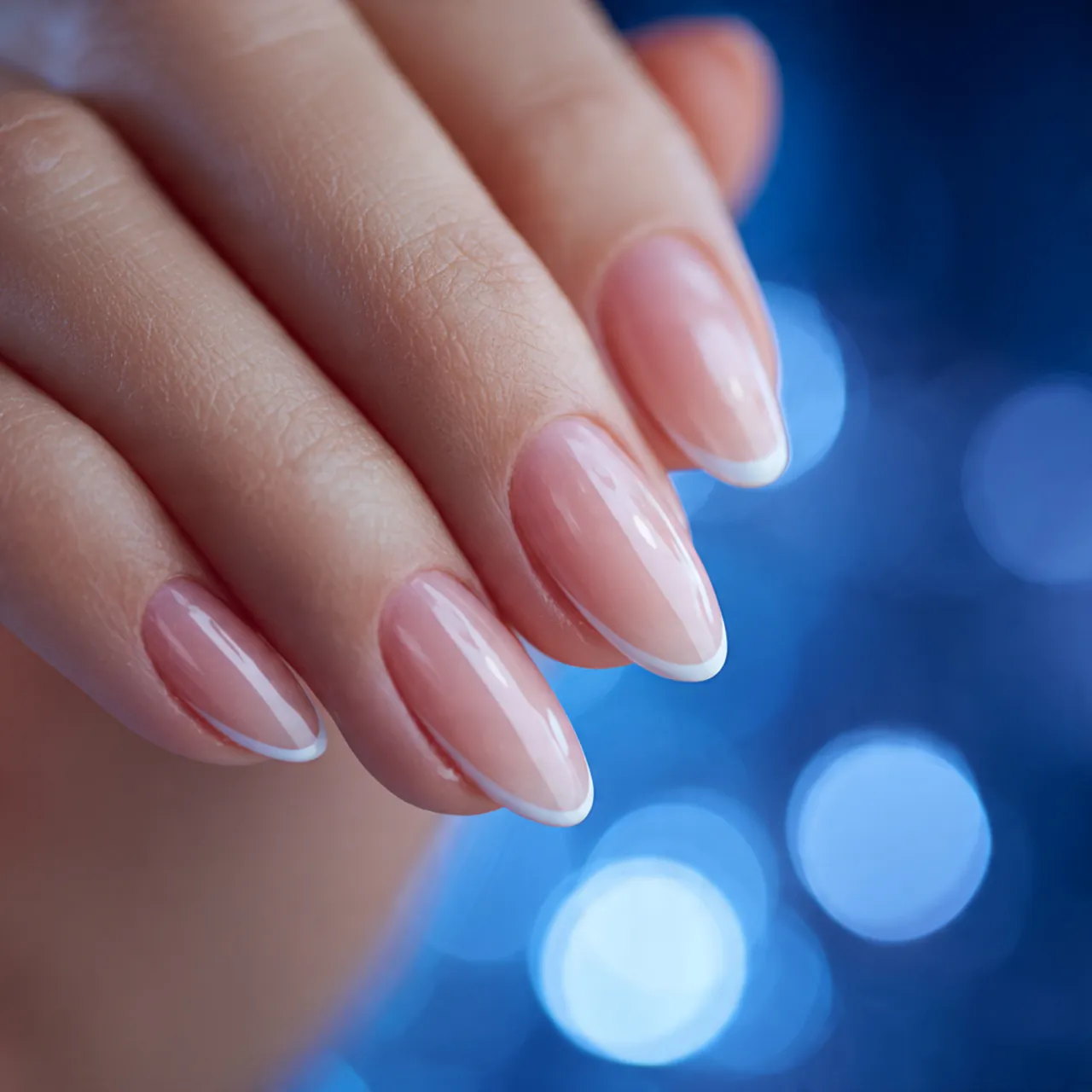 Oval Nails French Tip