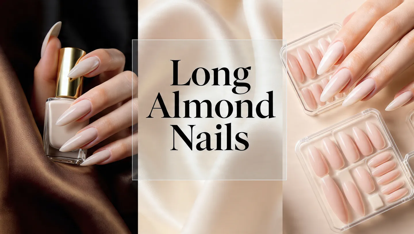 Long Almond Nails
