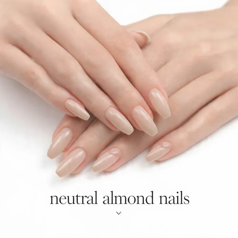 Nude Almond Nails