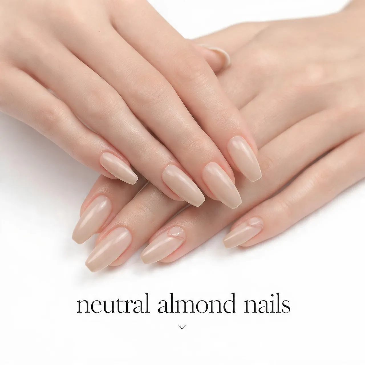 Nude Almond Nails