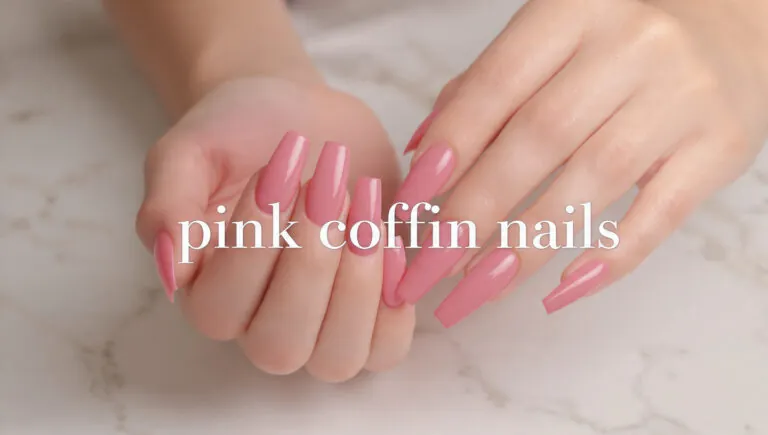 Pink Coffin Nails