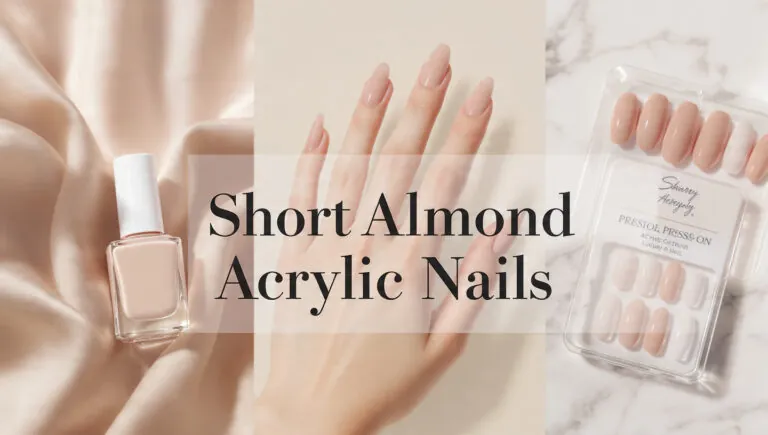 Short Almond Acrylic Nails