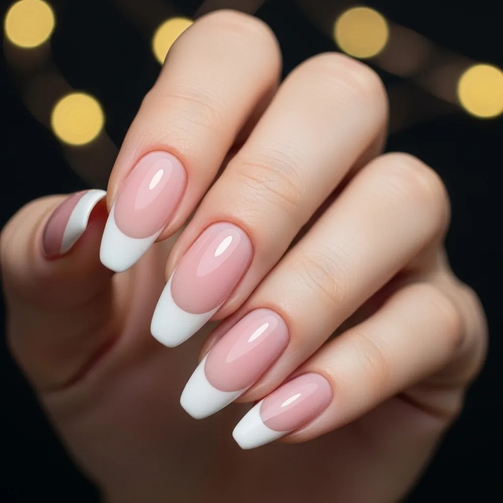 Almond Nails French Tip