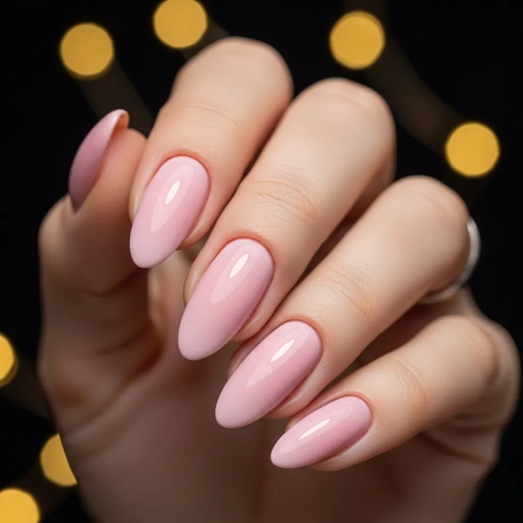 Almond Nails Pink