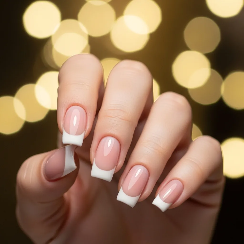 Square Nails French Tip
