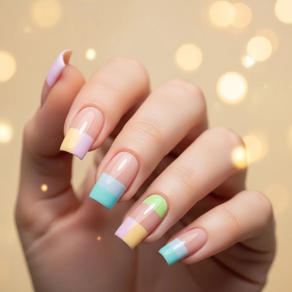 Spring Nails Square