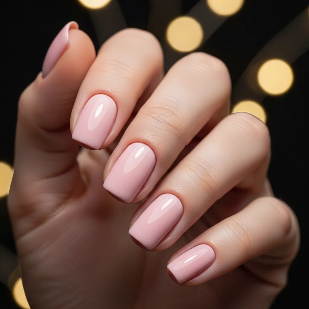 Baby Pink Nails