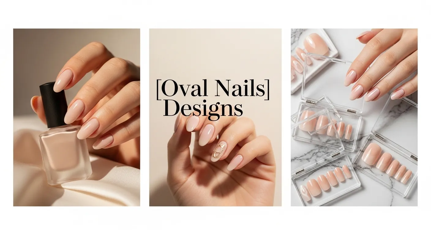 Oval Nails Designs