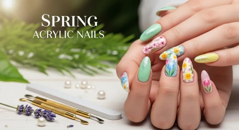 Spring Acrylic Nails