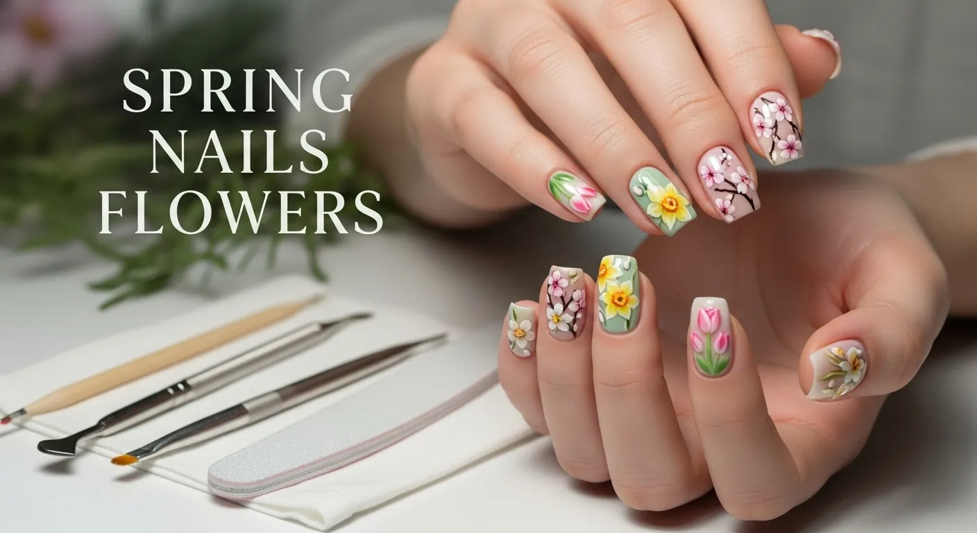 Spring Nails Flowers