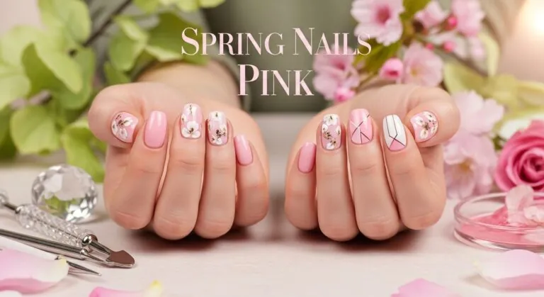 Spring Nails Pink