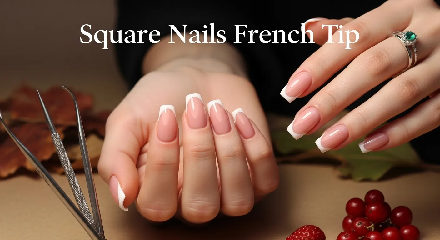 Square Nails French Tip