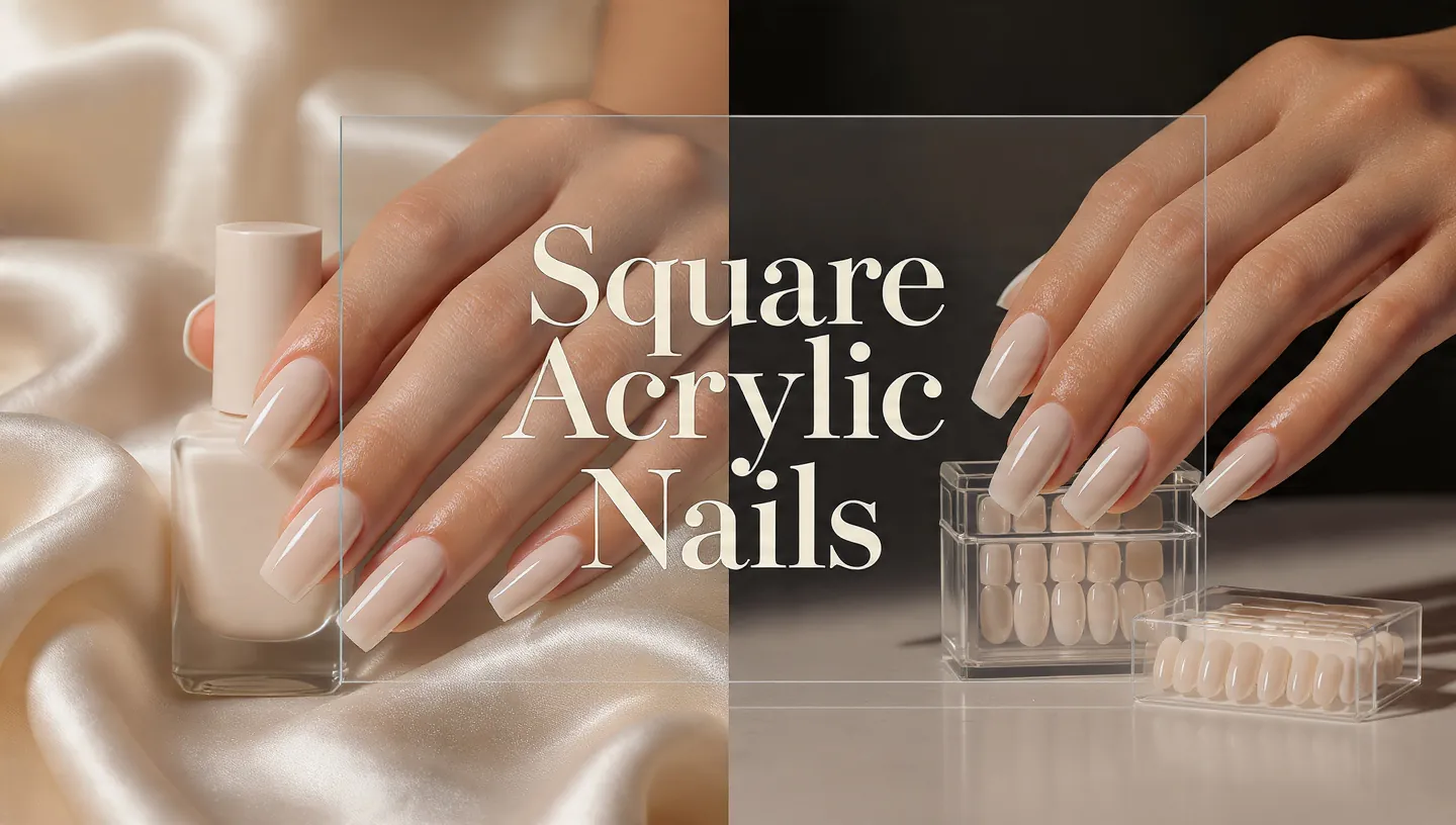 Square acrylic nails
