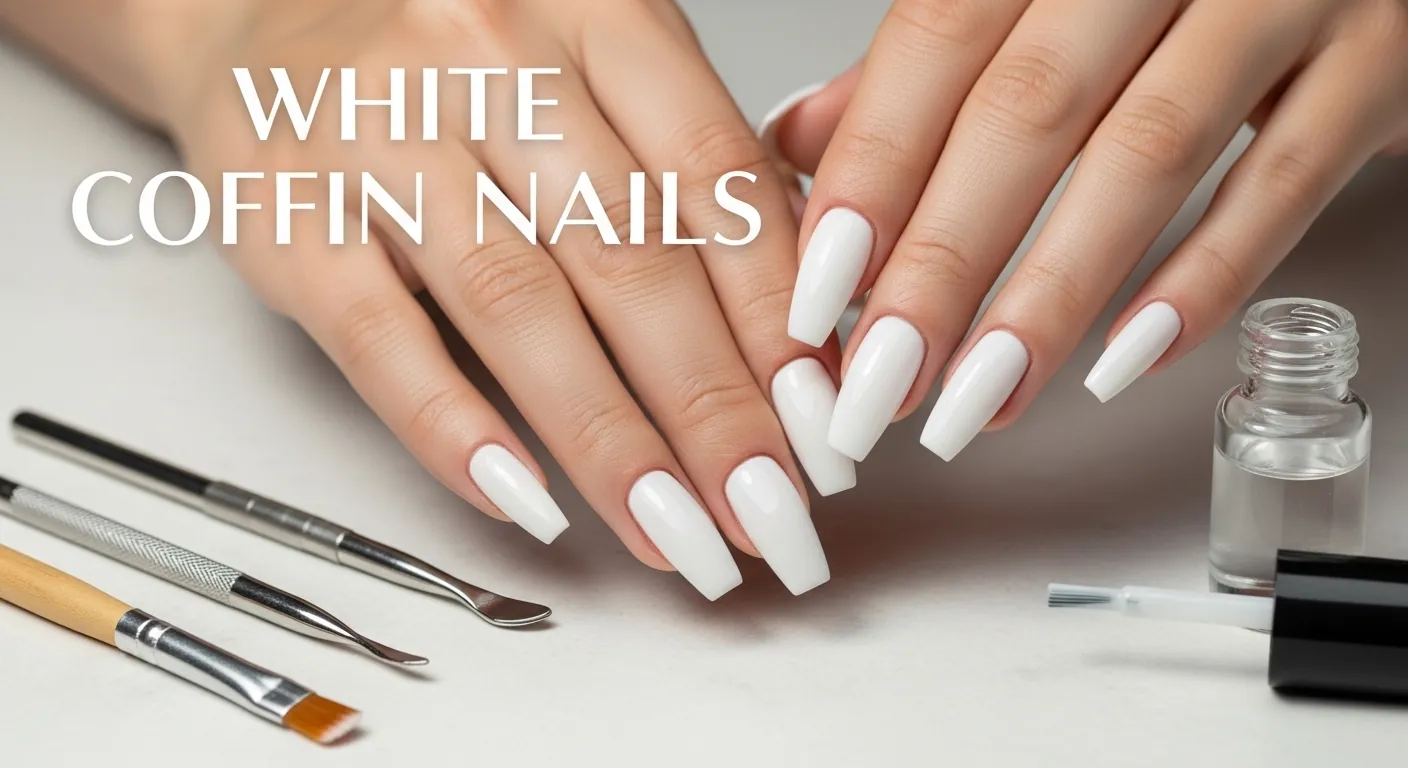 White Coffin Nails