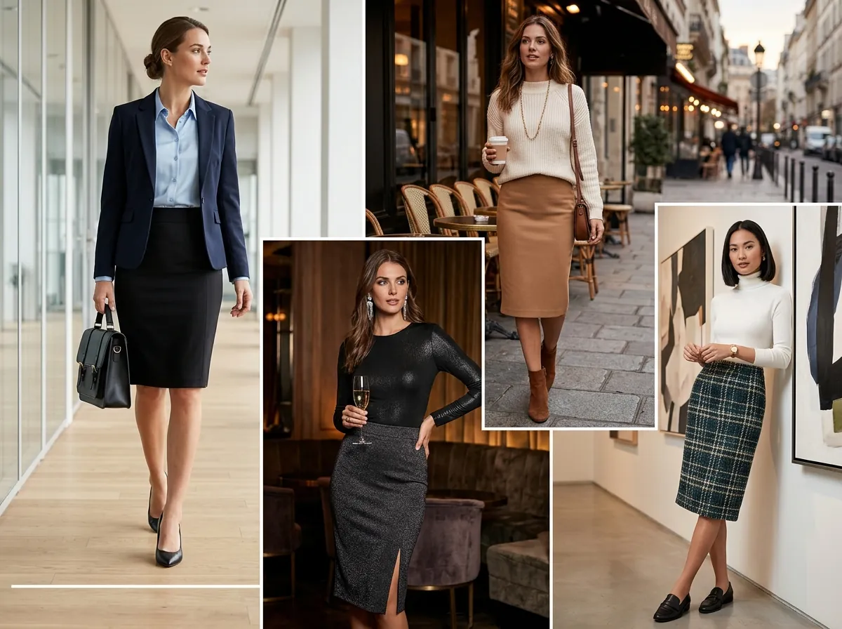 15 Pencil Skirt Outfits That Redefine Power Dressing